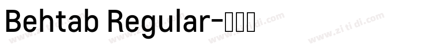 Behtab Regular字体转换